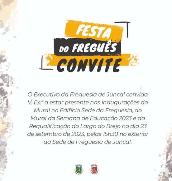Festa do Freguês 2023  - Inaugurações