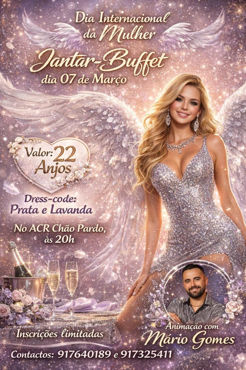 Dia internacional da MULHER  - Jantar/Buffet