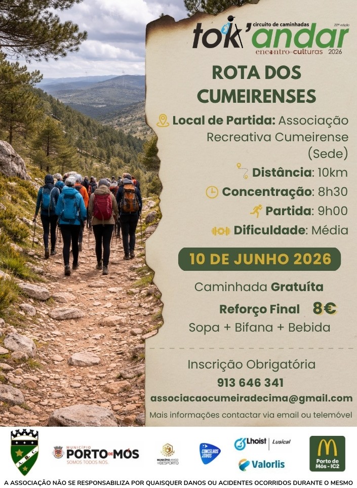 Tok'Andar Rota dos Cumeirense